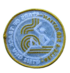 Official Belle and Sebastian "Stars of Track and Field" Patch 3.3" | Gold Metallic Thread-Back Side
