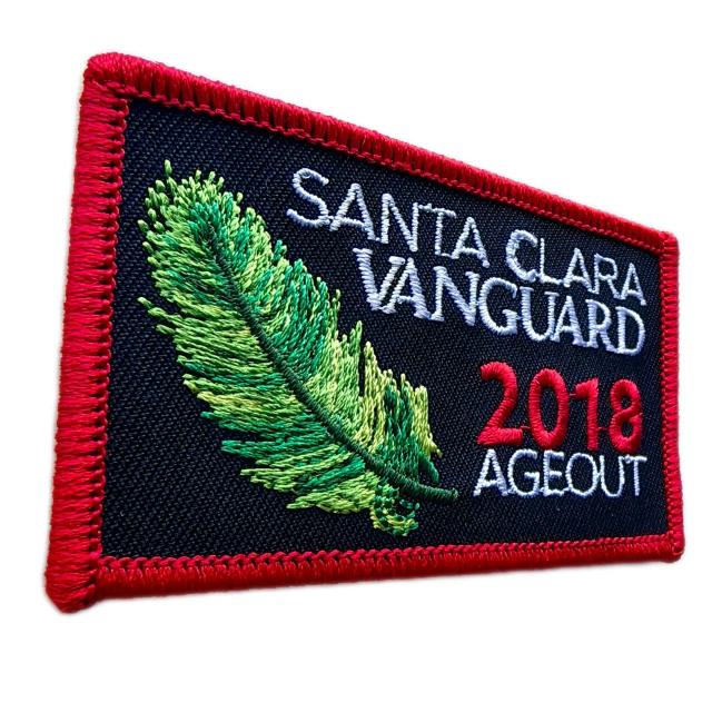 Official Santa Clara Vanguard 2018 DCI Champions "Ageout" Patch (2.83" x 1.77")-Left Side