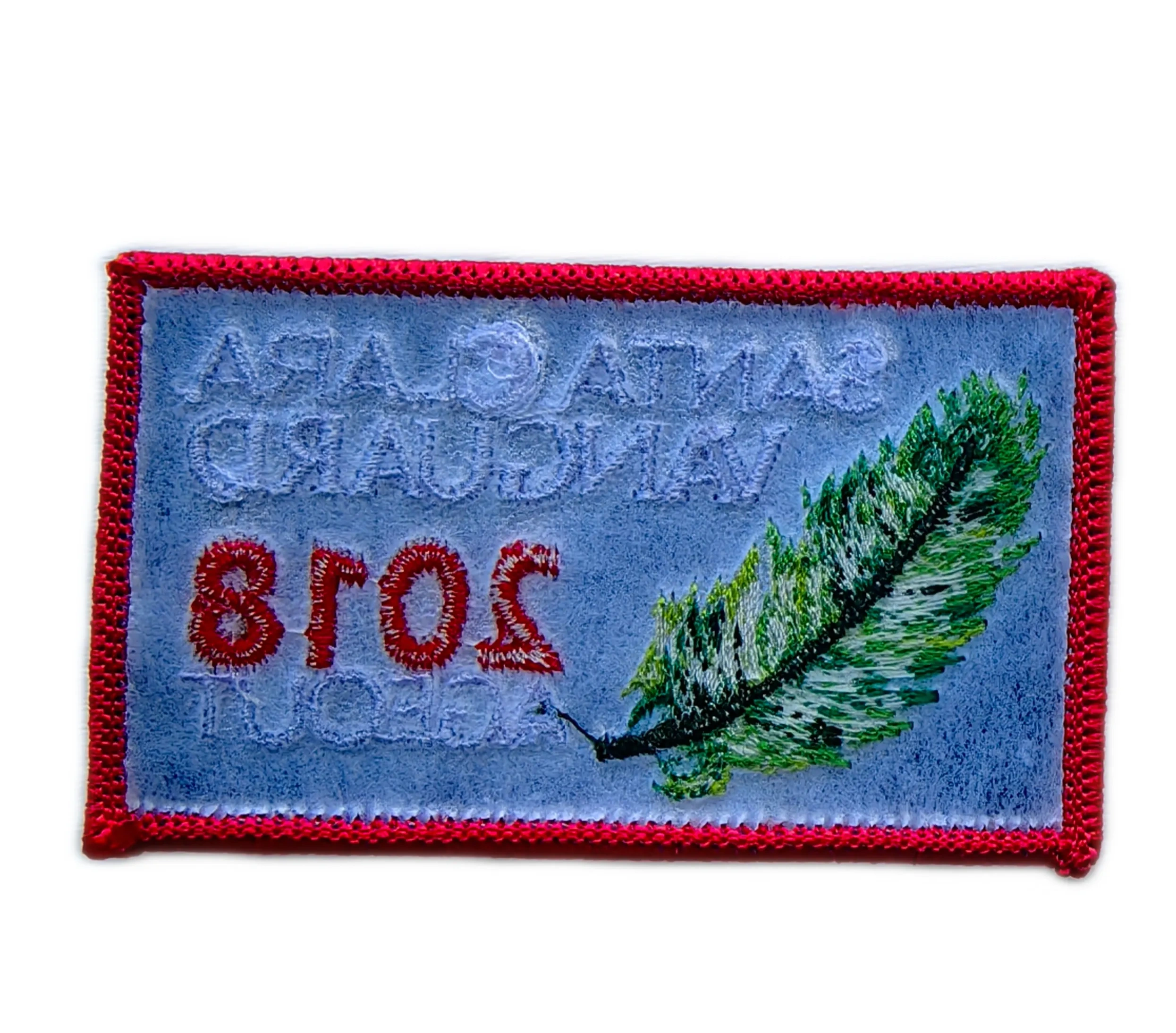 Official Santa Clara Vanguard 2018 DCI Champions "Ageout" Patch (2.83" x 1.77")-Back Side