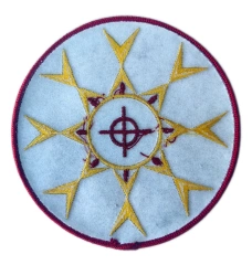 Star Crest Skydiving Awards Official Logo Patch-Back Side