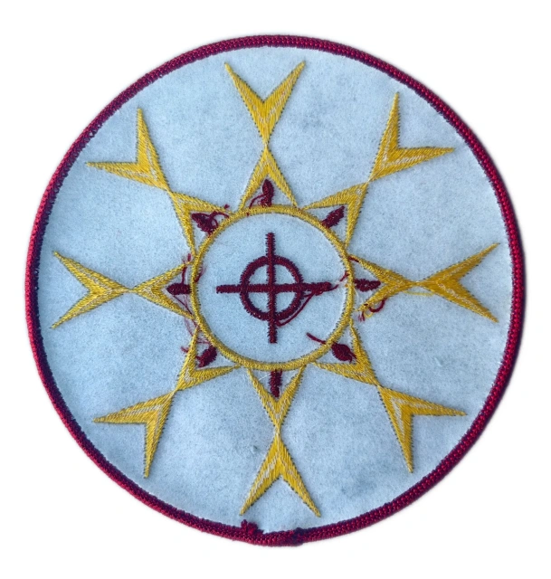 Star Crest Skydiving Awards Official Logo Patch-Back Side