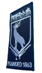 Grace Dieu Park Cricket Club "Founded 1863" Club Crest Embroidered Patch-Right Side