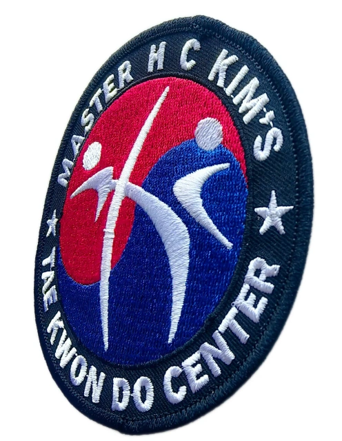 Master H C Kim's Taekwondo Center Embroidered Patch-Right Side