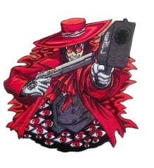 Alucard (Hellsing Ultimate) Anime Character Embroidered Patch-Front Side