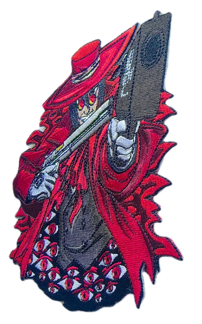 Alucard (Hellsing Ultimate) Anime Character Embroidered Patch-Right Side