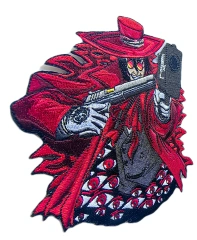 Alucard (Hellsing Ultimate) Anime Character Embroidered Patch-Left Side