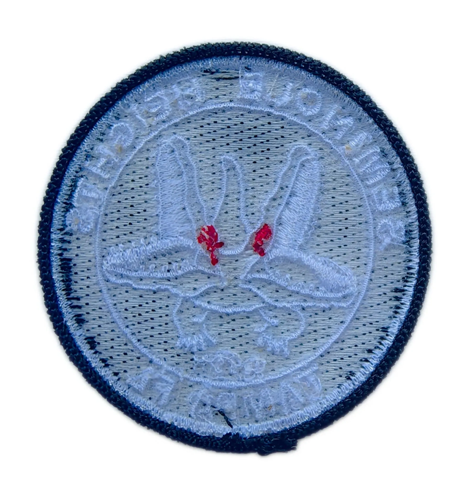 Seminole Heights Tampa FL Alligator Logo Embroidered Patch-Back Side