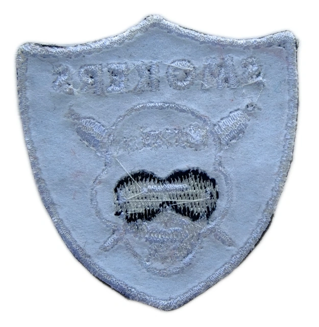 "Smokers" Compton Hip-Hop Parody Logo Embroidered Patch (2.2" W x 2.3" H)-Back Side