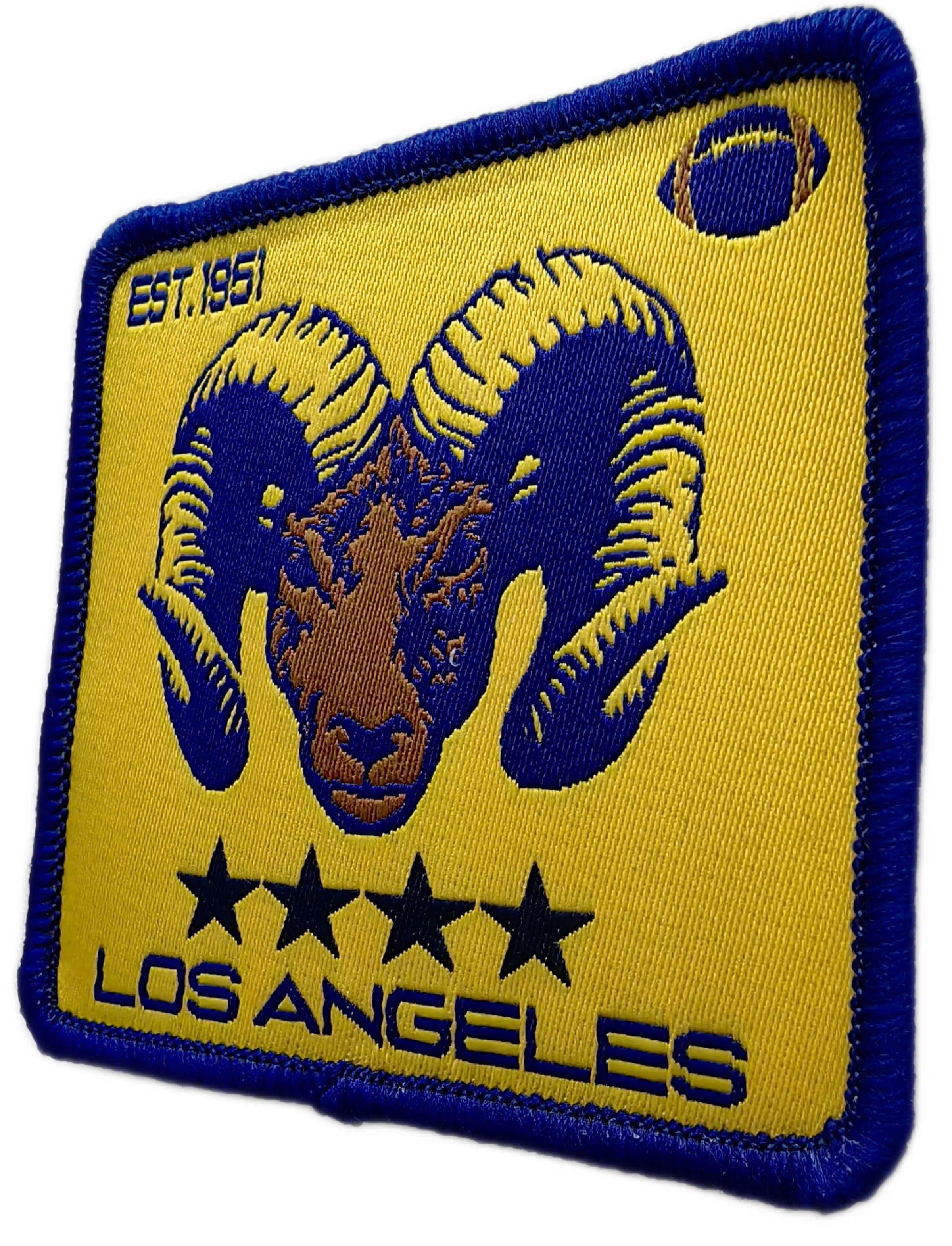 Los Angeles Rams Vintage Logo Woven Patch (2.6" x 2.35")-Right Side