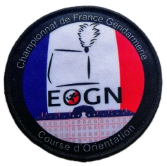 EOGN Gendarmerie France Orientation Course Championship Printed Patch-Front Side