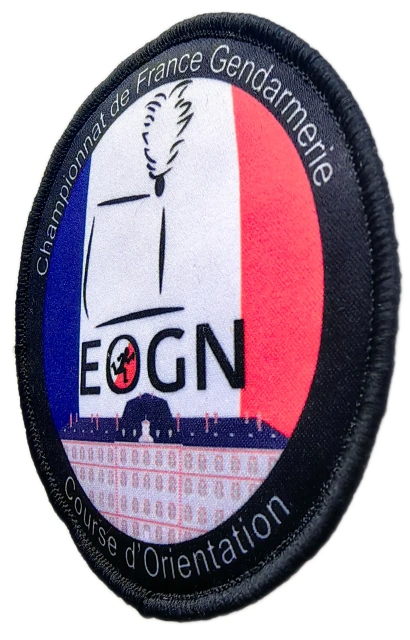 EOGN Gendarmerie France Orientation Course Championship Printed Patch-Right Side