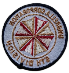 Resident Evil Umbrella Corporation 5th Division Embroidered Patch-Back Side
