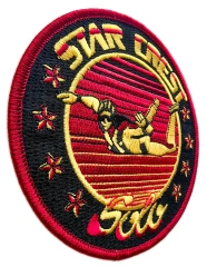 Star Crest Solo (SCS) Skydiving Award Embroidered Patch (4" x 4", Iron-On)-Left Side