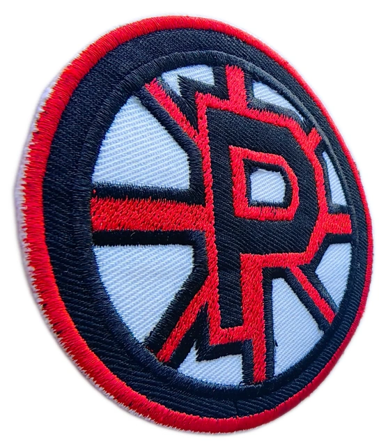 Embroidered Circular “P” Badge Patch (3.2"W × 3.2"H)-Left Side