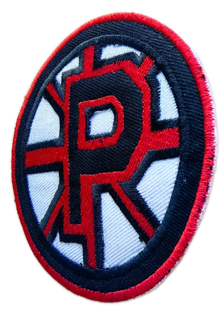 Embroidered Circular “P” Badge Patch (3.2"W × 3.2"H)-Right Side