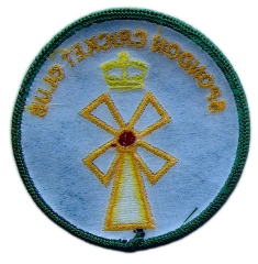 Embroidered Patch for Spondon Cricket Club-Back Side