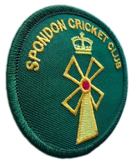 Embroidered Patch for Spondon Cricket Club-Left Side
