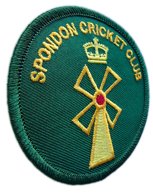Embroidered Patch for Spondon Cricket Club-Left Side