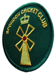Embroidered Patch for Spondon Cricket Club-Right Side