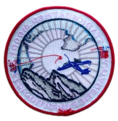 Starkweather - Moore Antarctic Expedition 1933 Embroidered Patch (3.95" W × 3.95" H)-Back Side