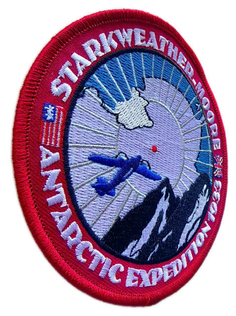 Starkweather - Moore Antarctic Expedition 1933 Embroidered Patch (3.95" W × 3.95" H)-Left Side