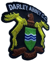 Embroidered Patch for Darley Abbey C.C. (3.1"W × 2.65"H)-Left Side