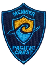 Embroidered Patch - Pacific Crest Member Badge-Front Side