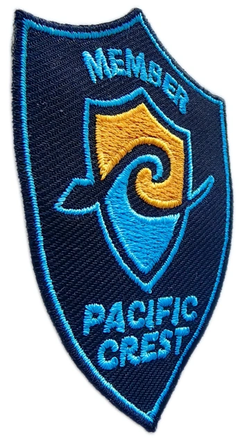 Embroidered Patch - Pacific Crest Member Badge-Left Side