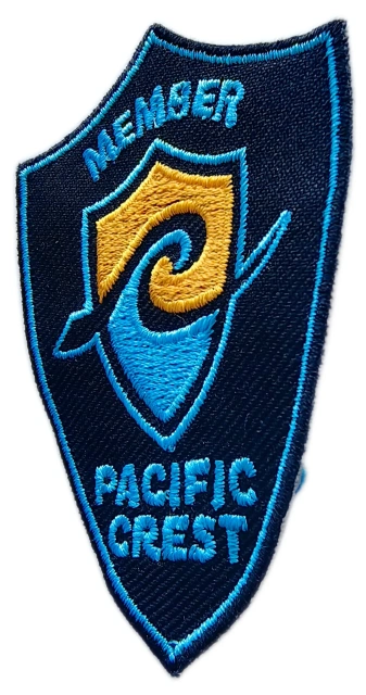 Embroidered Patch - Pacific Crest Member Badge-Right Side