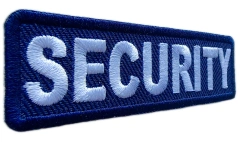 Embroidered "SECURITY" Badge Patch-Left Side