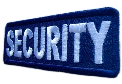 Embroidered "SECURITY" Badge Patch-Right Side