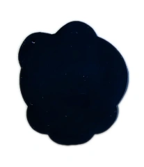 Kawaii Skull with Pink Bow PVC Patch – Cute Gothic Badge for Hats & Bags-Back Side