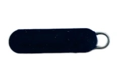 Custom PVC Zip Puller – kitesbag.ch Logo Zipper Tab for Bags & Luggage-Back Side