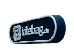 Custom PVC Zip Puller – kitesbag.ch Logo Zipper Tab for Bags & Luggage-Right Side
