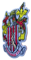 Stevenage F.C. Woven Crest Patch – Official Club Badge for Fans & Kits-Right Side