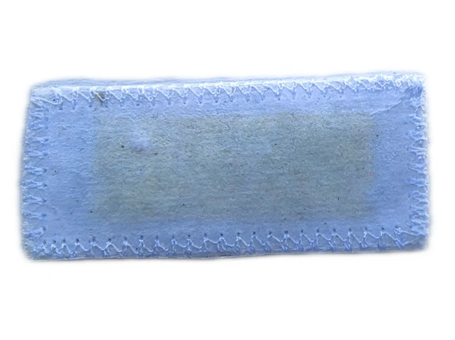 LIFT London 2015 Authentic Lifestyle Custom Screen-Printed Canvas Patch (1.9”W x 0.85”H, Z-Stitch Edge)-Back Side