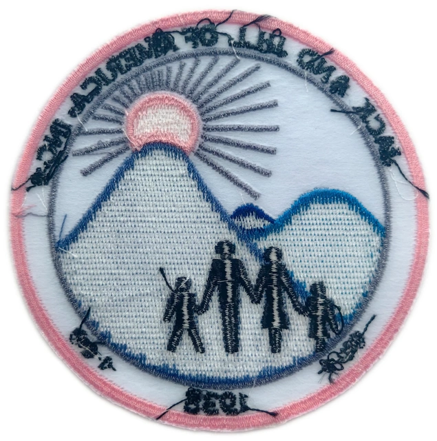 Custom Embroidered Social Club/Family Organization Patch: Jack and Jill of America, Inc. Display Sample-Back Side