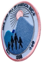 Custom Embroidered Social Club/Family Organization Patch: Jack and Jill of America, Inc. Display Sample-Right Side