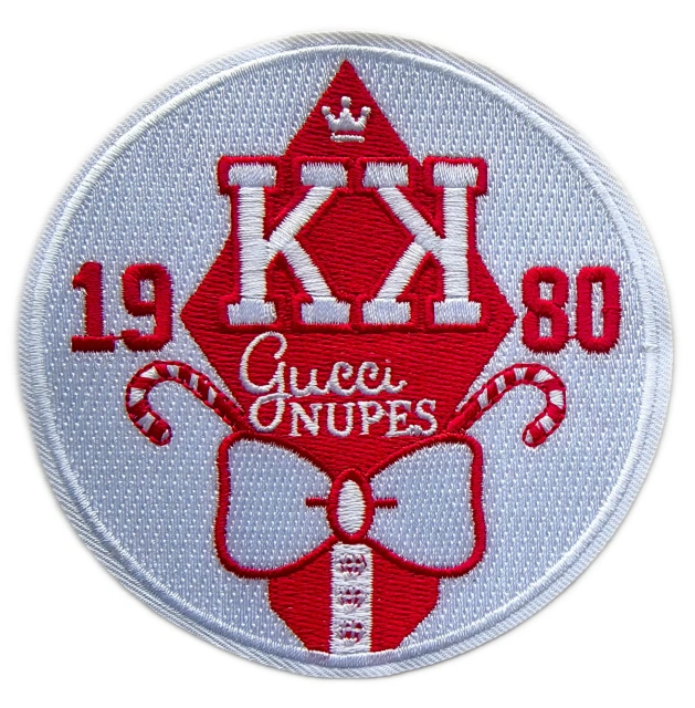 Custom Embroidered Fraternity/Social Club Patch: "Knupes" Display Sample-Front Side