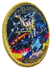 Custom Embroidered Spanish Air Force T.23 A400M Atlas Military Squadron Patch Display Sample-Left Side
