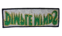 Custom Embroidered "DIMPLE MINDS" Band Patch (Manufacturing Sample)-Back Side