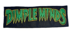 Custom Embroidered "DIMPLE MINDS" Band Patch (Manufacturing Sample)-Front Side