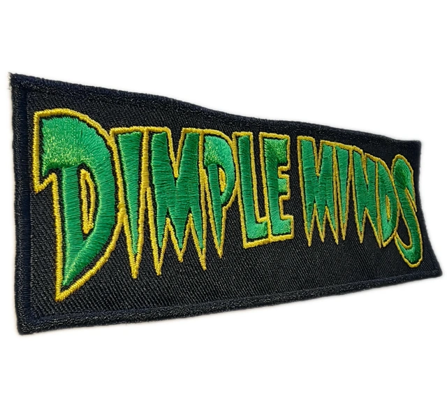 Custom Embroidered "DIMPLE MINDS" Band Patch (Manufacturing Sample)-Left Side