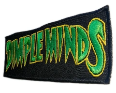 Custom Embroidered "DIMPLE MINDS" Band Patch (Manufacturing Sample)-Right Side