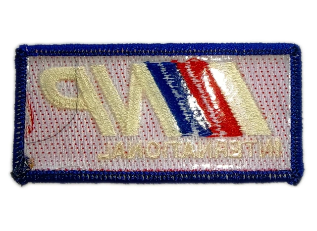 Custom Embroidered "IINP International" Logo Patch (Manufacturing Sample)-Back Side