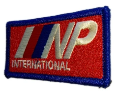Custom Embroidered "IINP International" Logo Patch (Manufacturing Sample)-Right Side