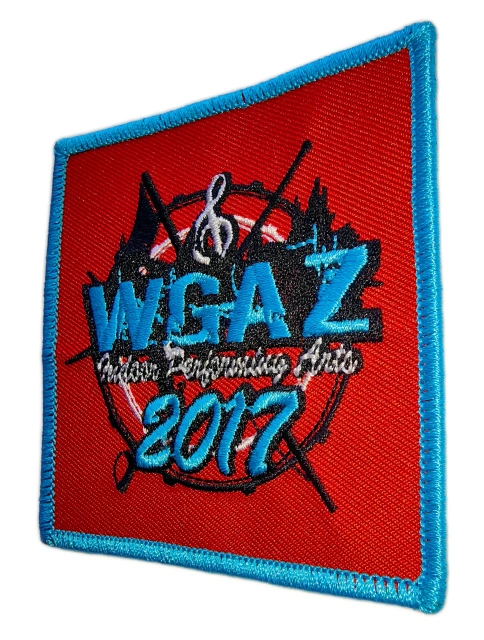 Custom Embroidered WGAZ Indoor Performing Arts 2017 Event Patch (Display Sample)-Right Side