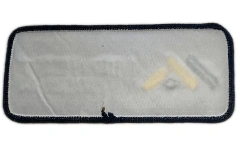 Custom Embroidered "Midwest Machinery Co" Logo Patch (Display Sample)-Back Side