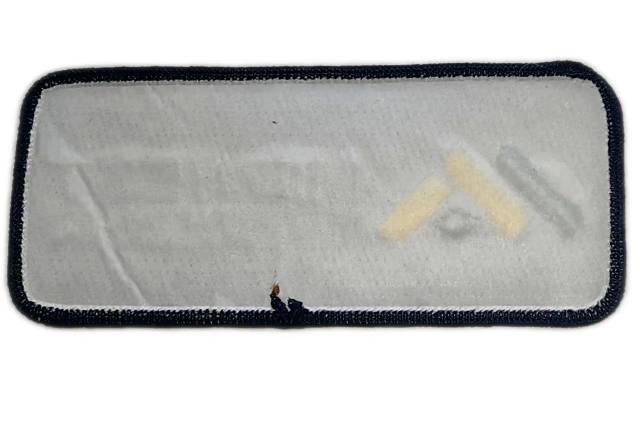 Custom Embroidered "Midwest Machinery Co" Logo Patch (Display Sample)-Back Side