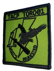 Custom TACP (Tactical Air Control Party) "What's Requested" Patch (Display Sample)-Right Side